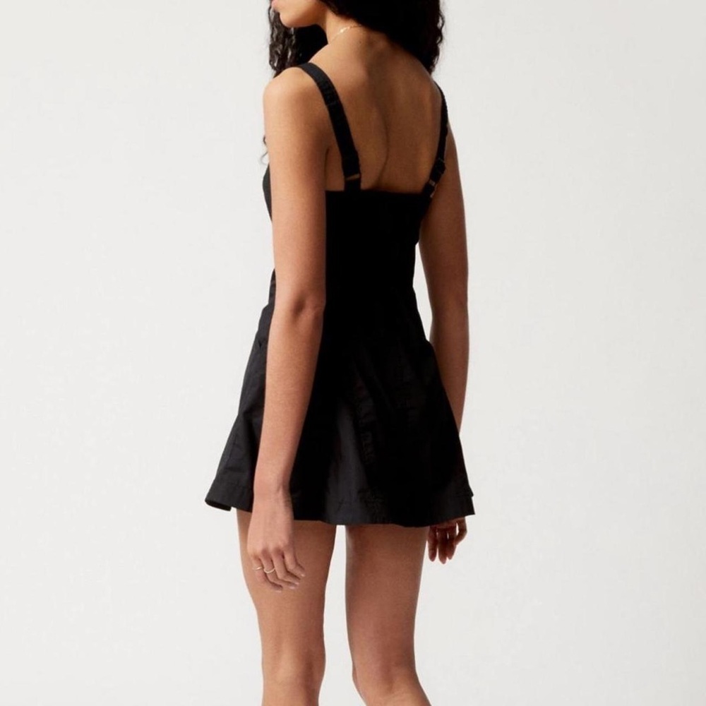 Urban Outfitters Black Button Down Mini Dress - Picture 2 of 12
